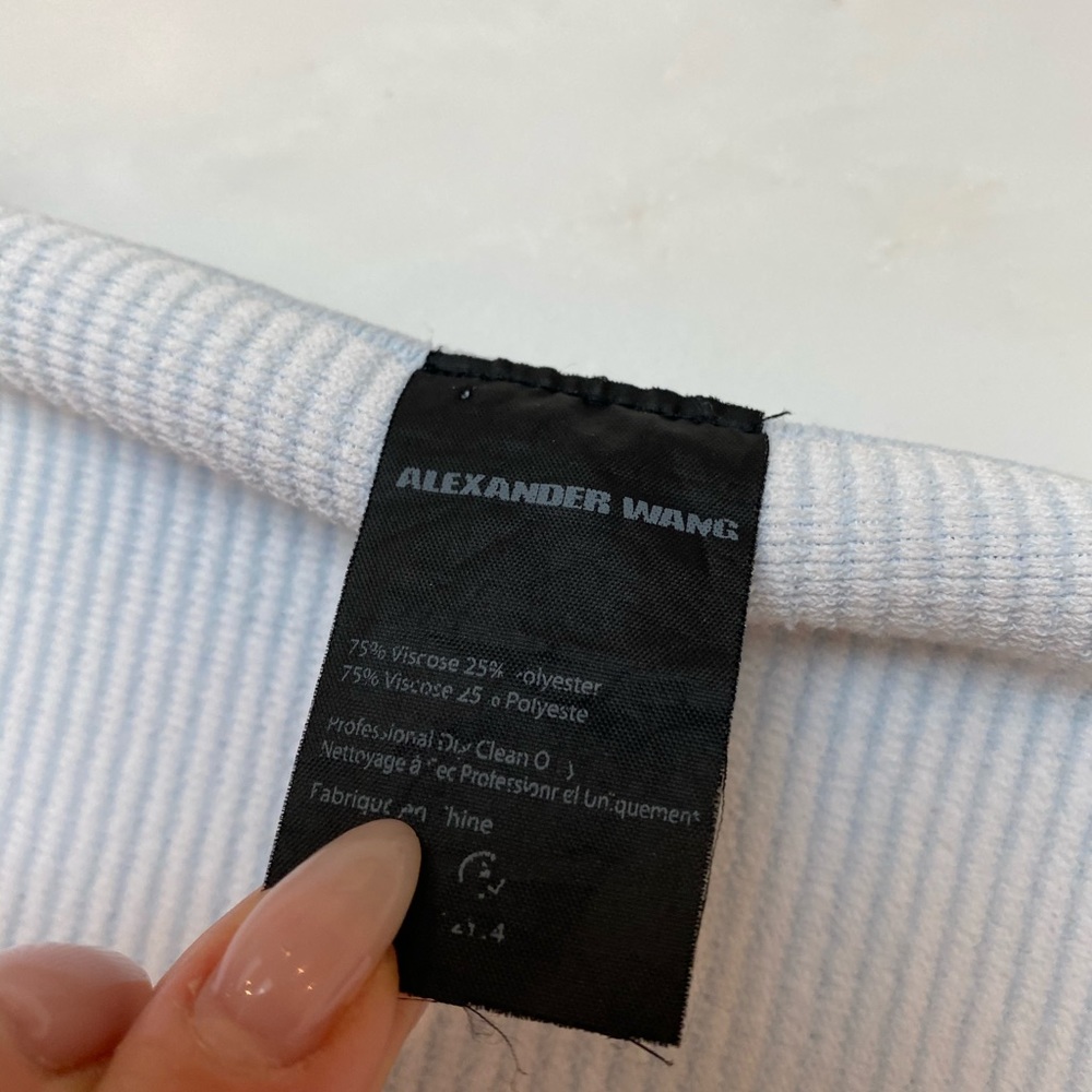 Alexander Wang Light Blue Bandage Skirt - Picture 10 of 10